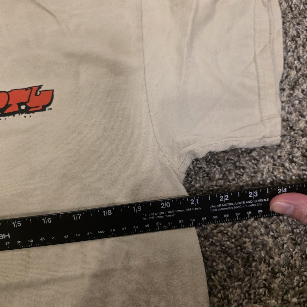 Rick And Morty Shirt Mens Large Beige Ripple Junction Graphic Adult Swim Tee - Picture 5 of 5